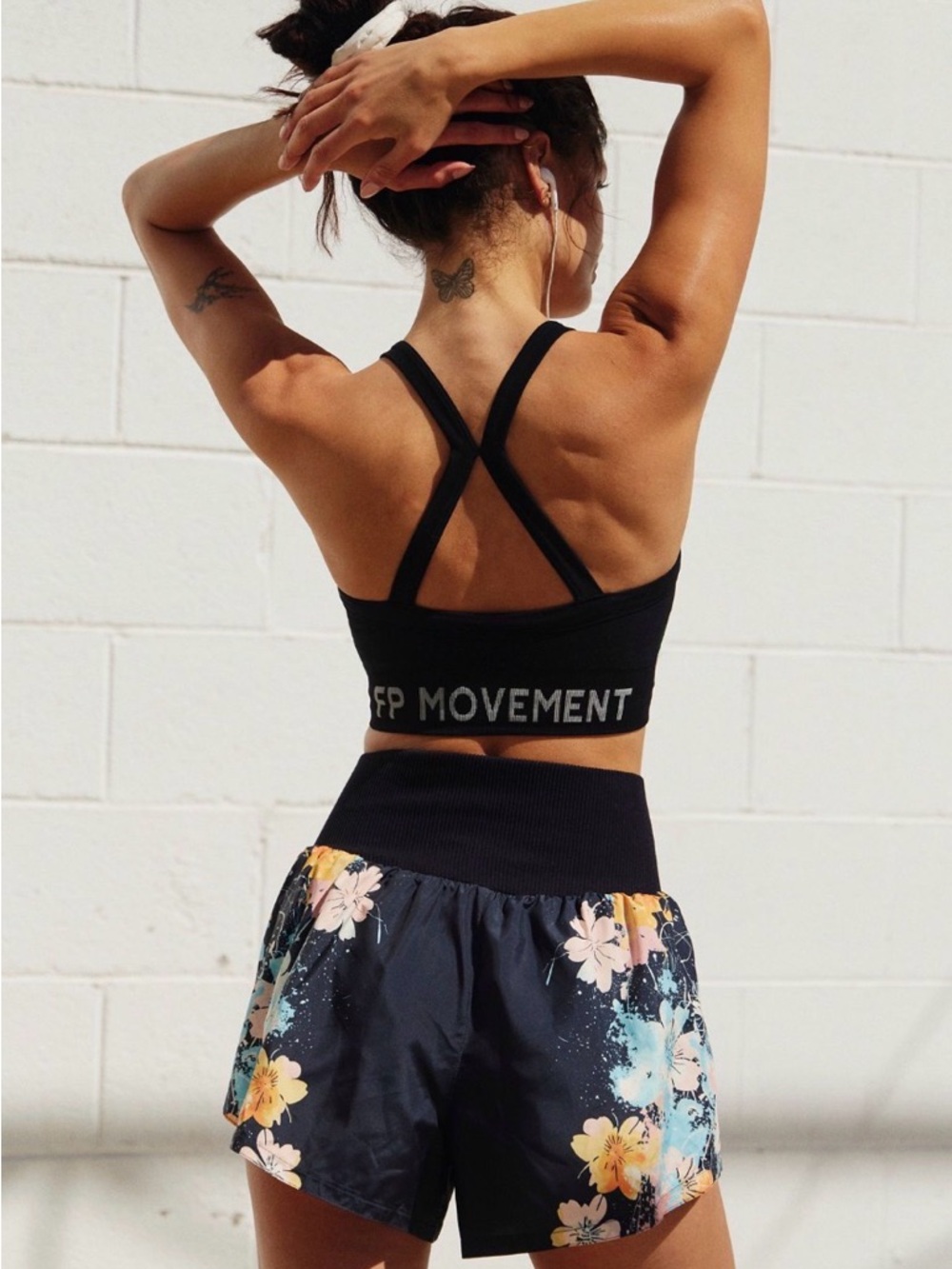 Free People Movement Carpe Diem Printed Shorts-court splatter, like new sz M